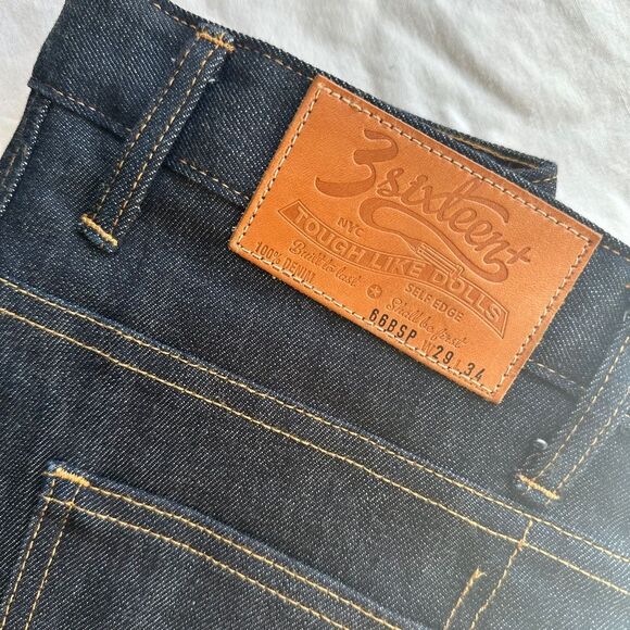 3sixteen Selvedge Denim Women’s Skinny Fit Jeans 66BSP 29x34 Self Edge - Picture 13 of 14
